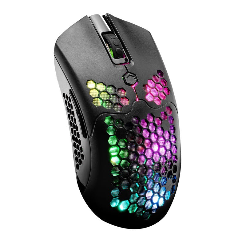 Wolf X2 Wireless Mouse RGB Dual-Mode Gaming Mouse 