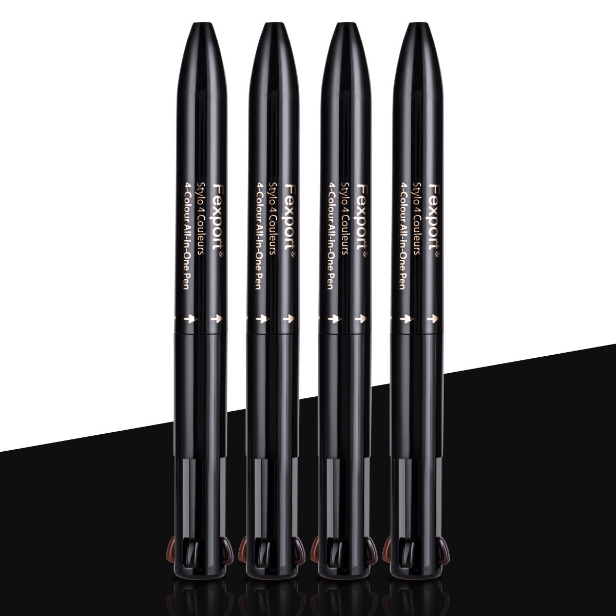 Multifunktions-wasserdichter Augenbrauenstift-Eyeliner 4-in-1