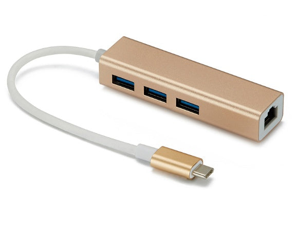 8152 USB zu RJ45 Typ-C Kabel Adapterkarte USB 3,0 HUB