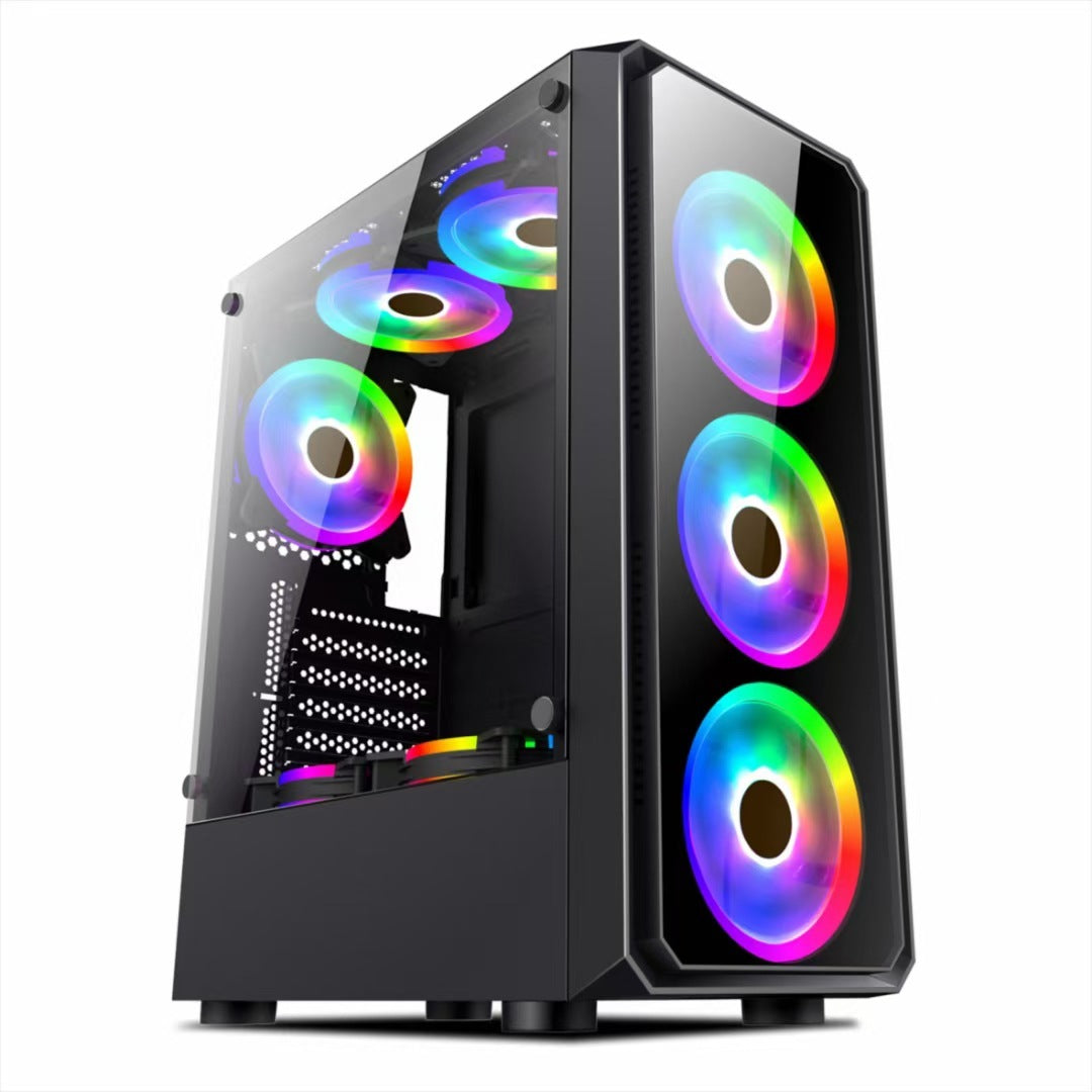 Double-sided tempered glass desktop computer main case