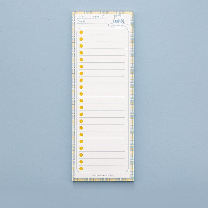 Simple Ins Wind Super Long Clause Color Student Notepad