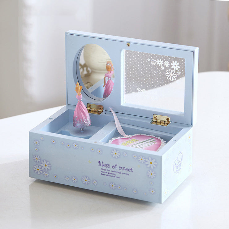 Rotating ballet music box