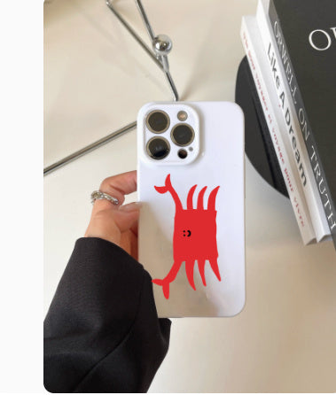 Cream Crab Whale Suitable Phone Case