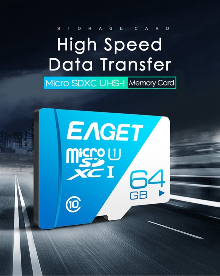 EAGET T1 Micro SD-Karte, Speicher Karte für Smartphone