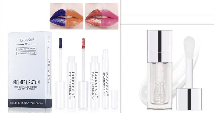 Abwischbarer Lipgloss, lichtechter matter Lippenstift