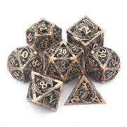 Hollow Dice Pure Copper Electroplating Dice DND Dragon And Dungeons Running Group Metal Dice