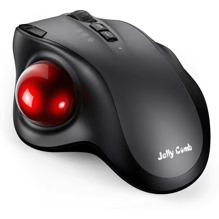 Wiederaufladbarer 2,4-GHz-Bluetooth-Dualmodus-Leucht Trackball