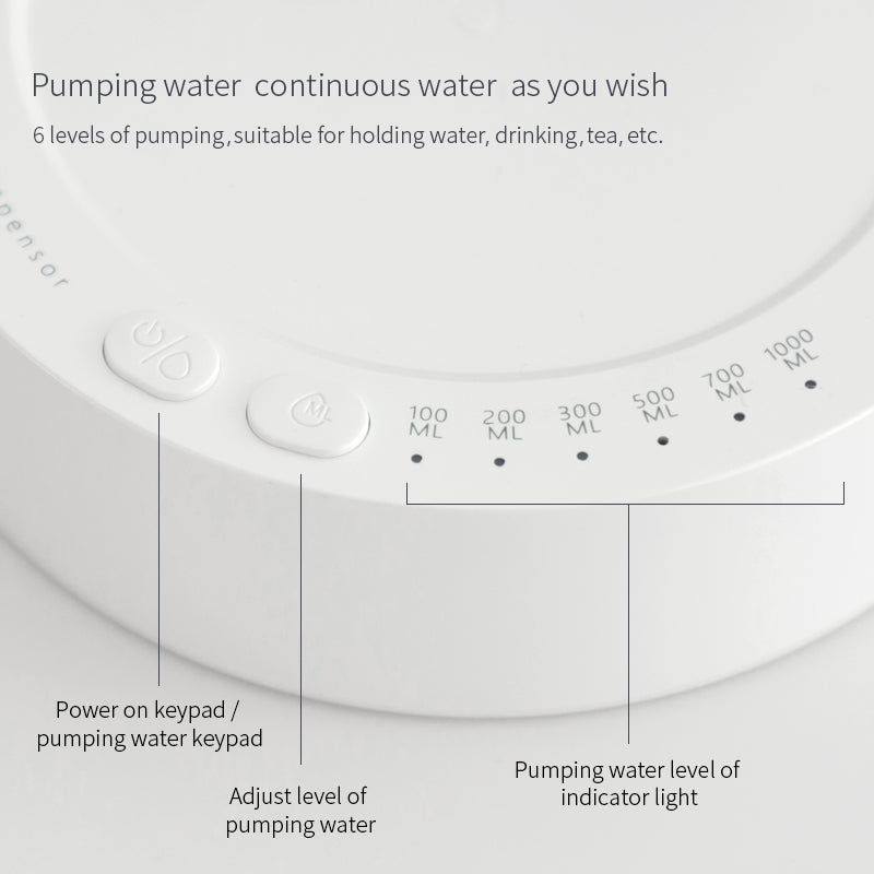 Schreibtischspender, elektrischer Wasserspender in Gallone, automatischer Wasserflaschenspender