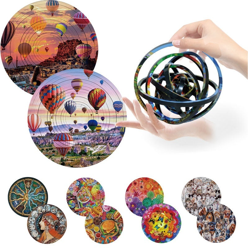 Rotating Puzzle Decompression 3D Educational Toys