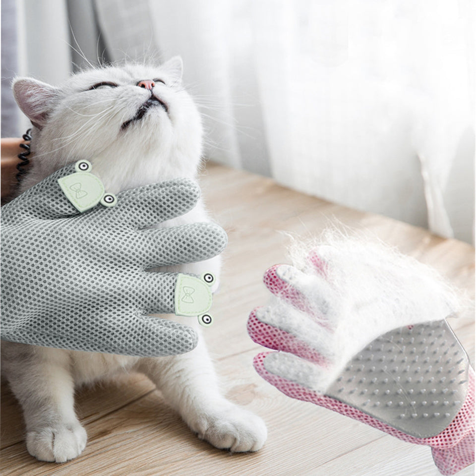 pet glove, pet hair removal brush, massage comb