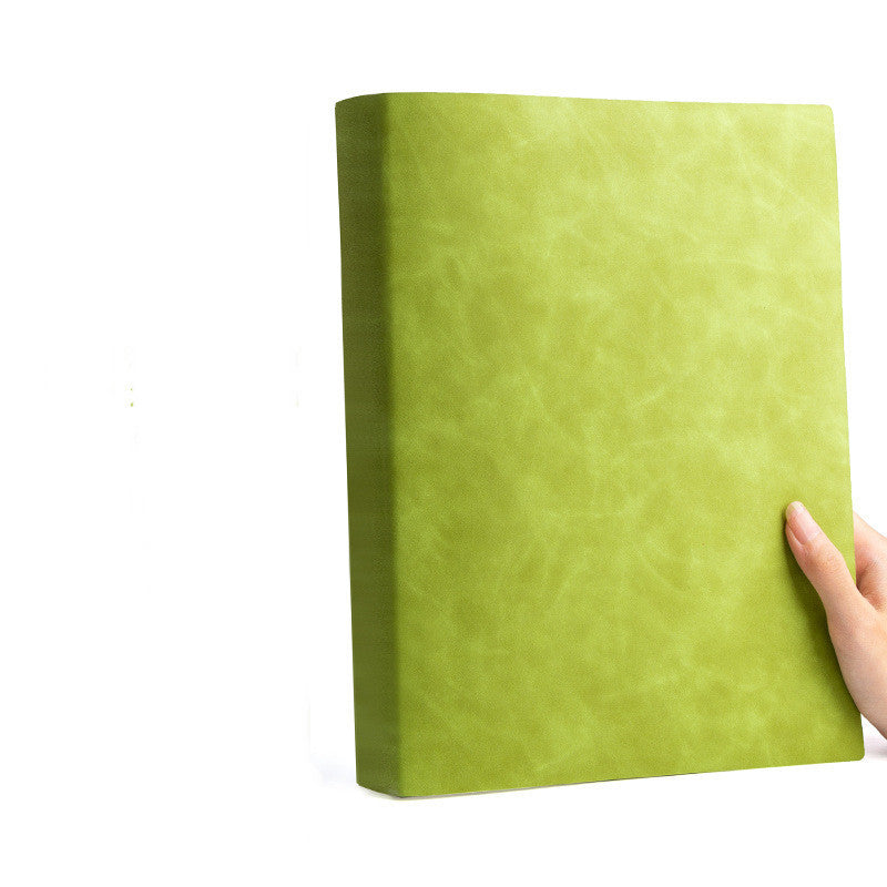 Notebook, thickened, soft leather, blank