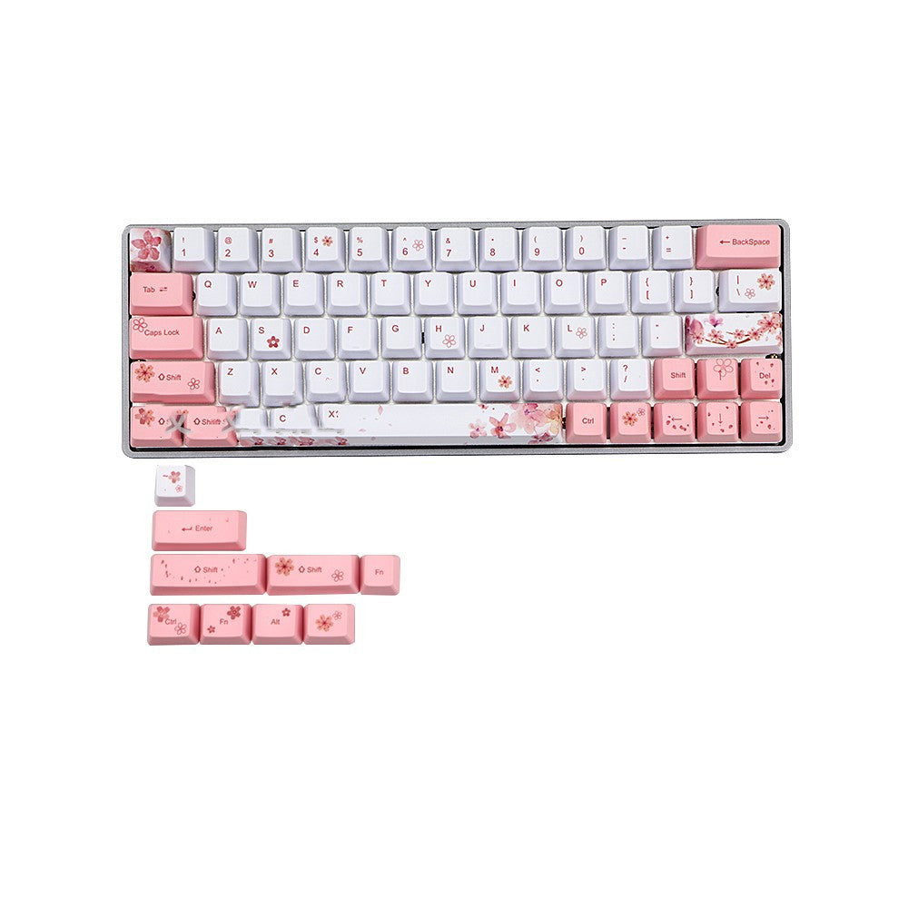 Sakura Keycap OEM Height Five-Sided Sublimation Keycap