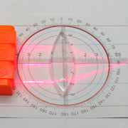 Physikalisch-geometrische Optik aus Acryl, parallele Linsen