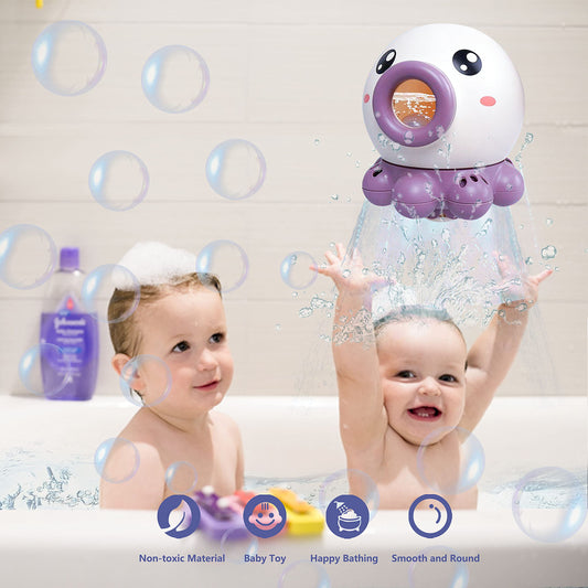 Octopus Fountain, Bath Toy, Rotating Shower, Summer Water Toy