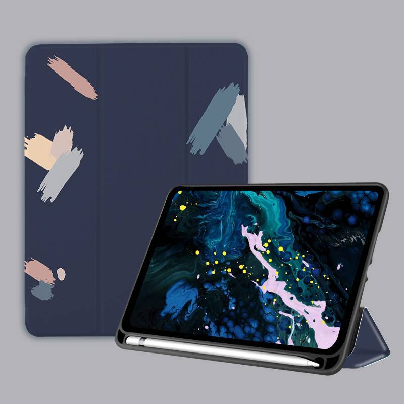 Tri-fold silicone case