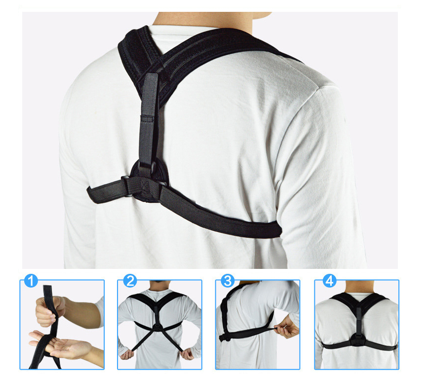 Medical Clavicle Posture Corrector, Lower Back Correction Belt