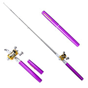 Telescopic drum pen rod fishing gear set