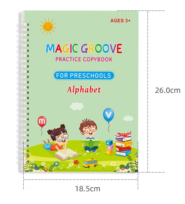 Englische Groove-Magie für Kinder, Übung zur Schriftkontrolle, Training, Zehn Stiftminen