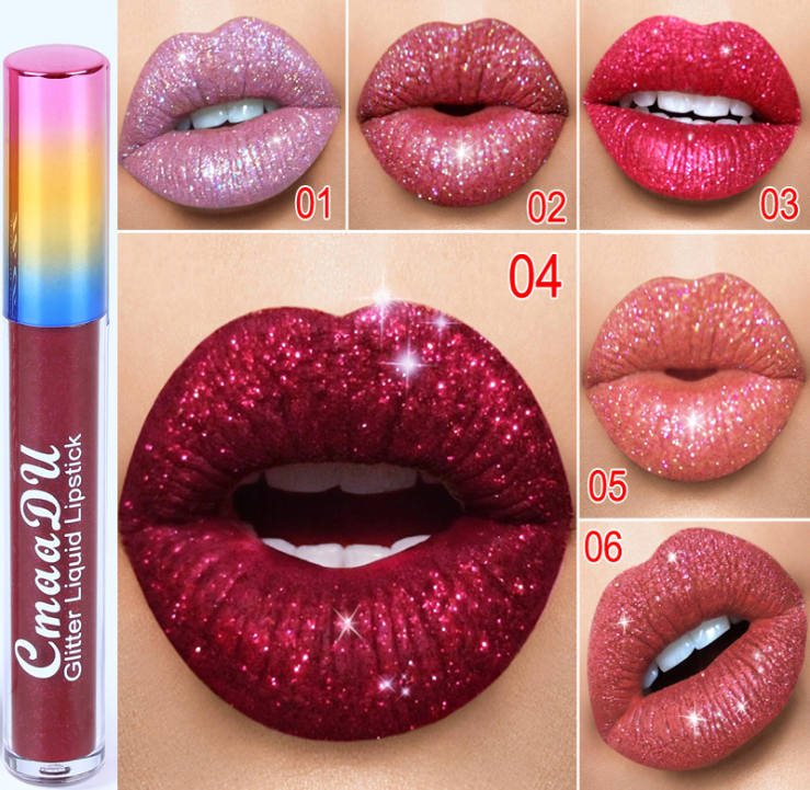 Symphony shiny matte metal lip gloss lipstick