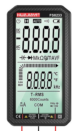 Intelligentes Multimeter mit großem Bildschirm, vollautomatisch, digital, hohe Präzision