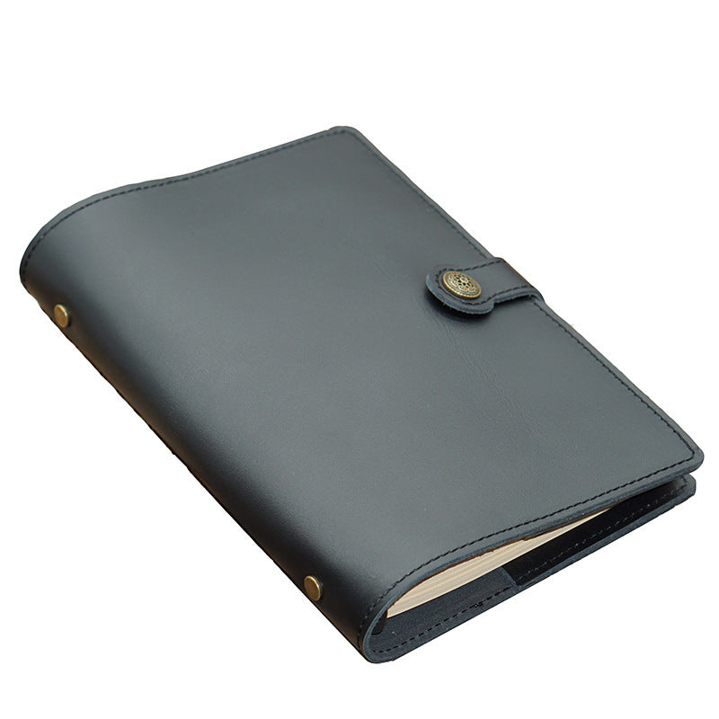 A5 Binder Handmade Cowhide Leather Diary