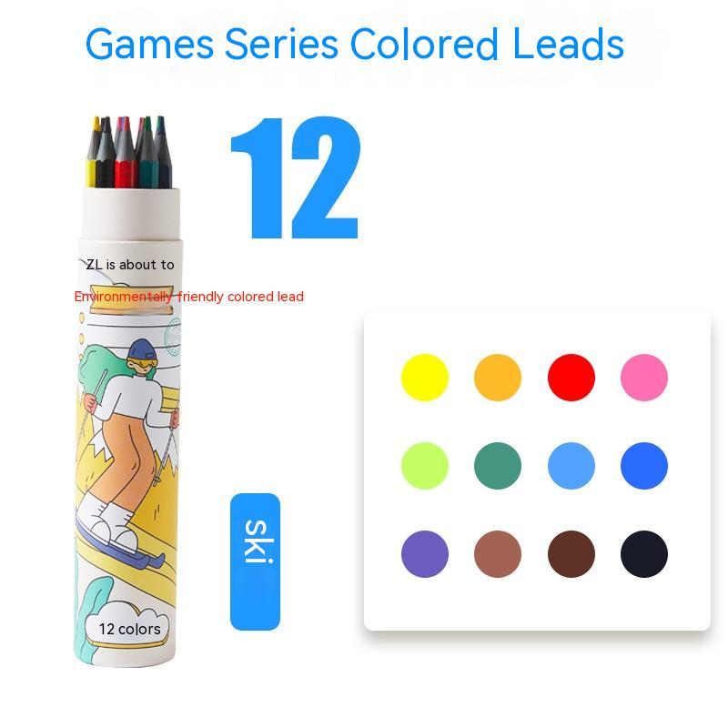 Zhenglin Sports Series Color Pencil 24 Color 36 Color Children