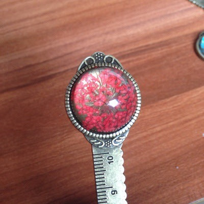 Dry flower gypsophila ruler 