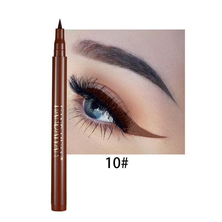 DIY-Farbmalerei lässt sich nicht mit mattem Eyeliner verwischen