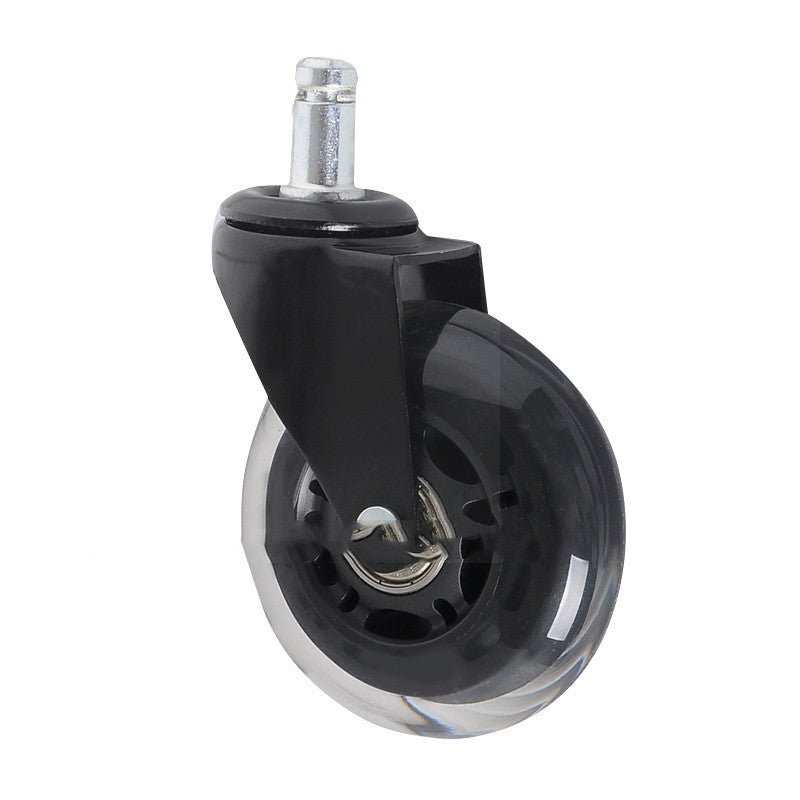 Benyu Casters 2.5 Black Transparent Wheel Furniture Wheel