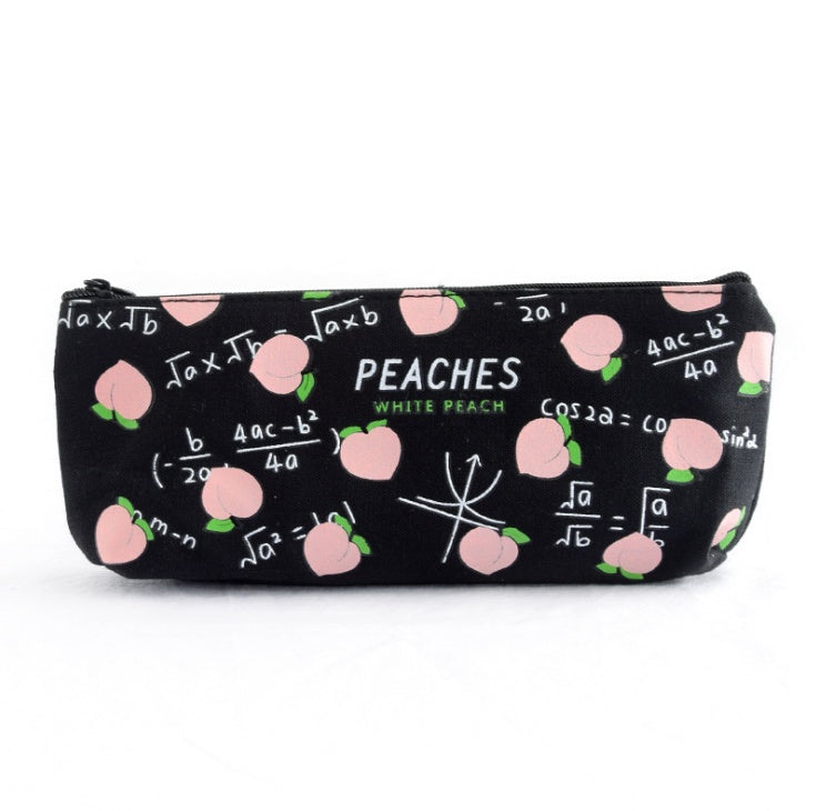 Peach-colored pen case