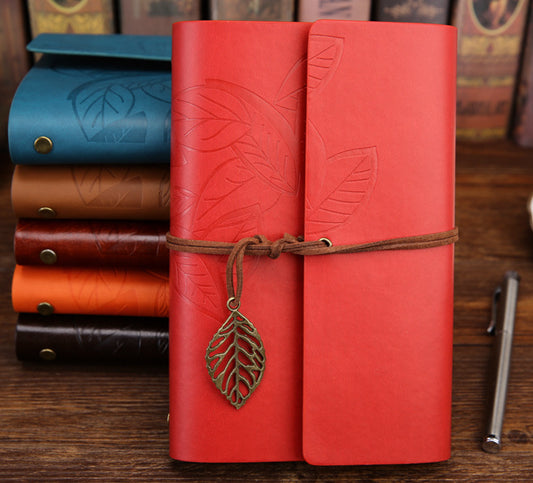 Vintage Leaf Notepad Diary