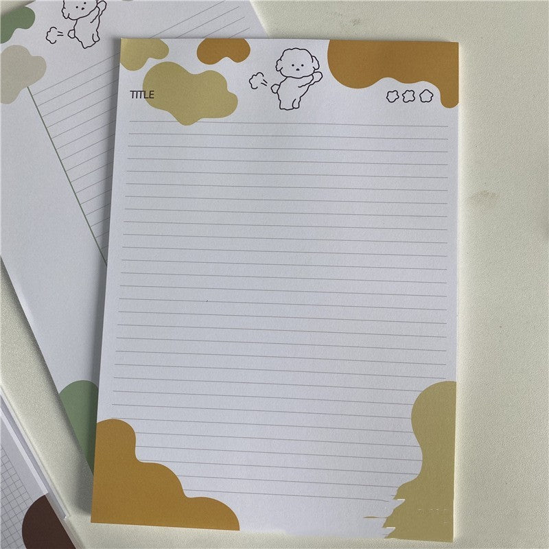 INS Wind Marshmallow Dog Korean PP Puppy B5 Word Sticky Note Paper