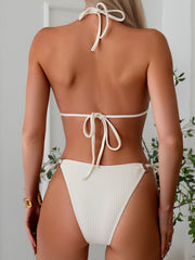 Sexy Bikini Set Seitlich Binden Tanga Bandage Stil