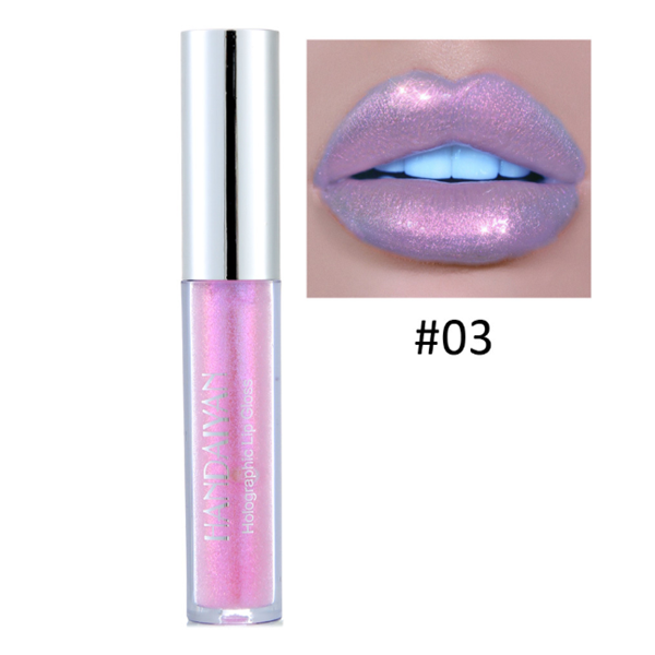 Polarisierter Lipgloss