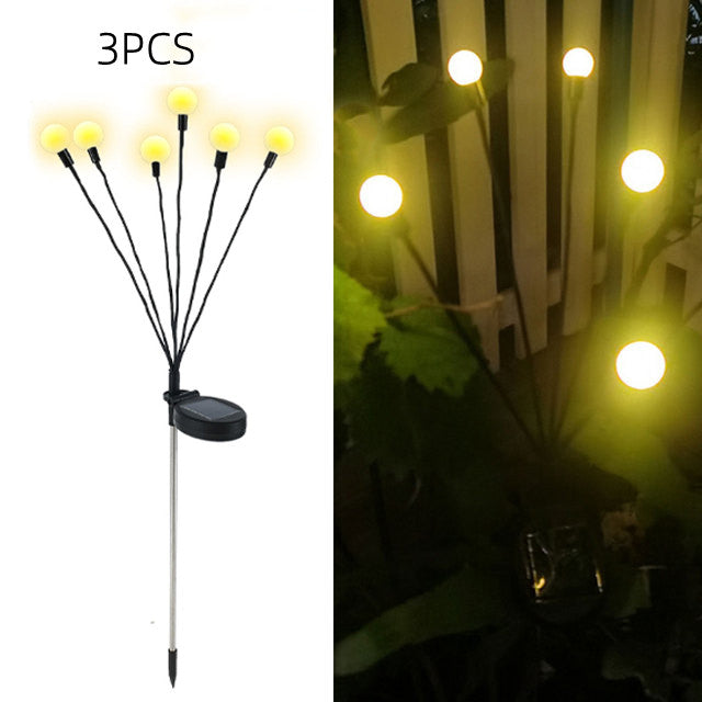 Simulation Firefly Solar Licht Outdoor Garten Dekoration Rasen Landschaft Lampe Weihnachten Decor Solar LED Lichter Outdoor Garten Lichter