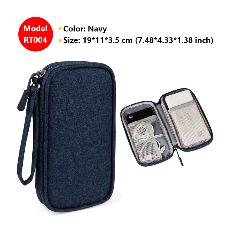 Fashion New Waterproof Data Cable Portable Power Bank Storage Bag