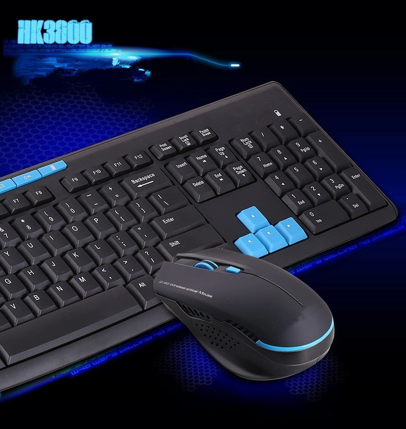 Wireless USB keyboard and mouse set