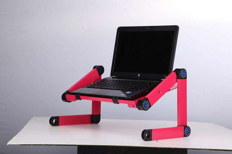 Aluminum alloy laptop desk foldable bed desk dormitory lazy cooler bracket standing desk