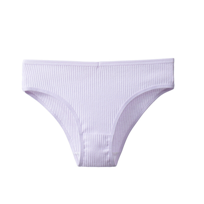 Women's Cotton Breathable Threaded Briefs