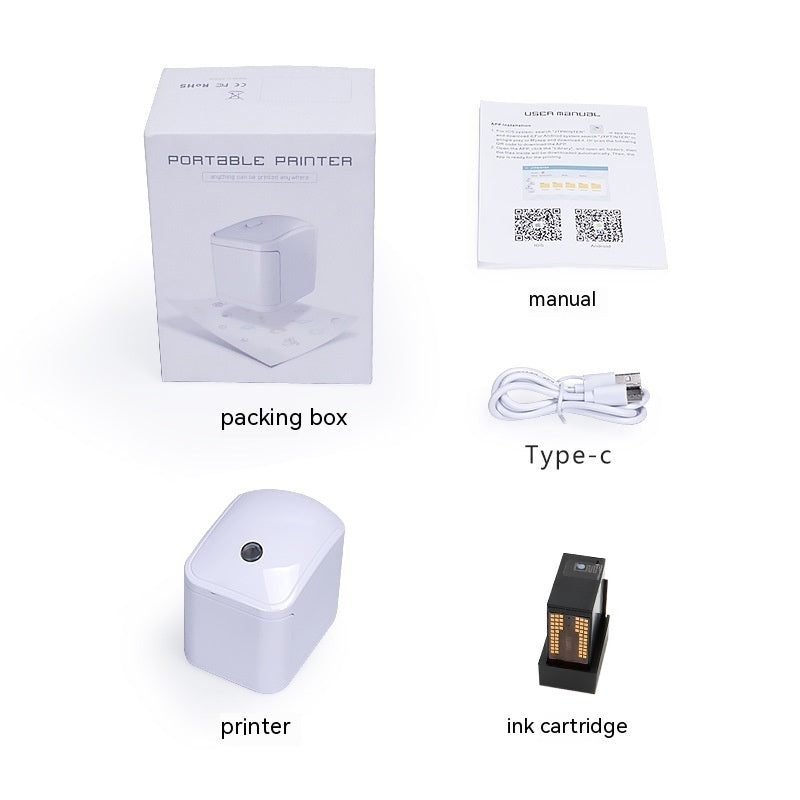 Portable Inkjet DIY Label for Mini Printer