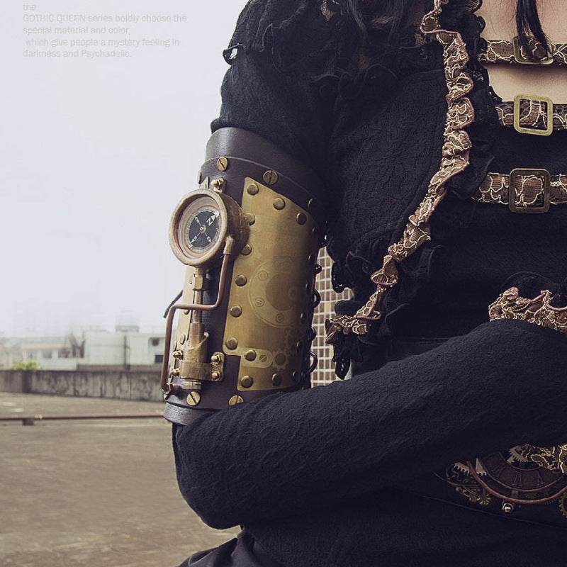 Steampunk Kompass Armband