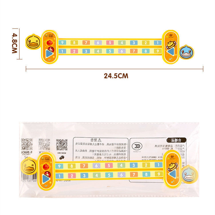 Cartoon digital decomposition ruler