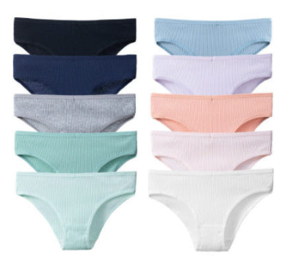 Women's Cotton Breathable Threaded Briefs