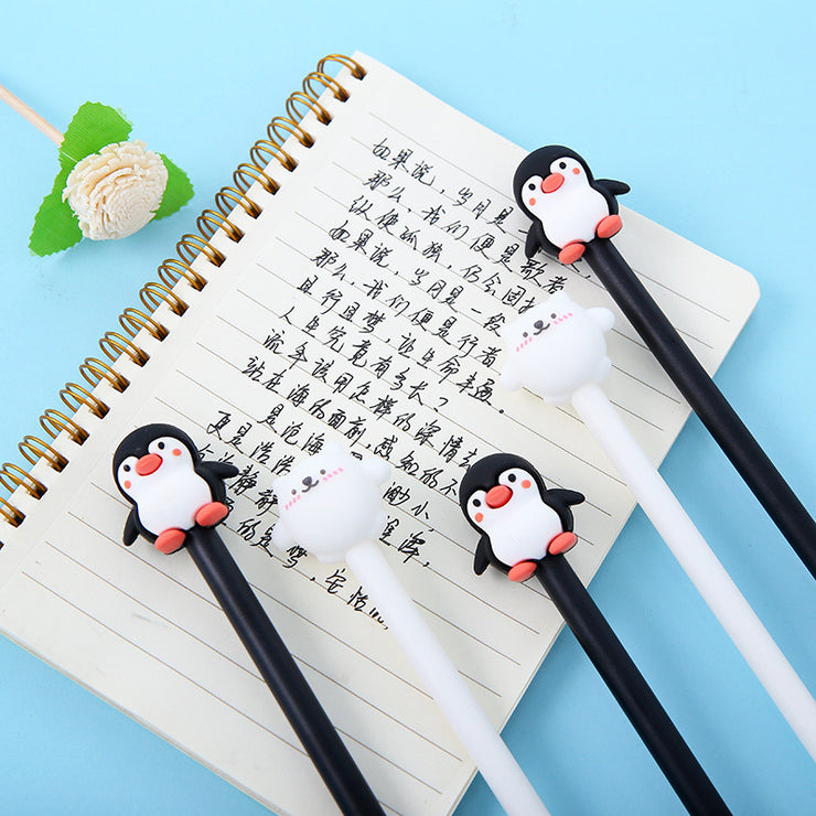 Koreanischer Cartoon-Pinguin-Silikon-Gelstift