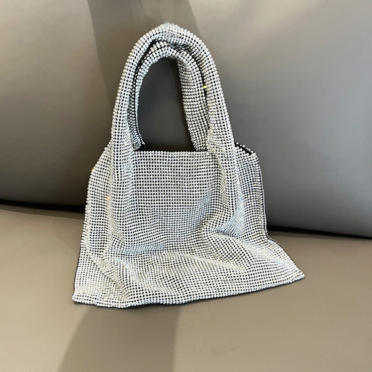 Handtasche Shiny Rhinestone Dinner Bag Party Lady