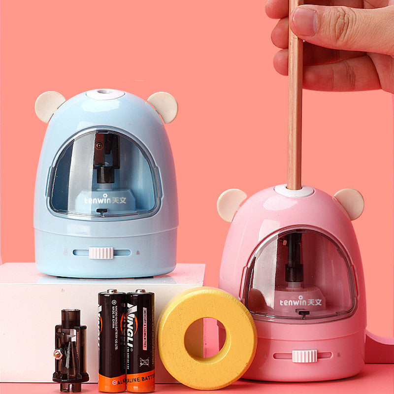 Electric Pencil Sharpener Set