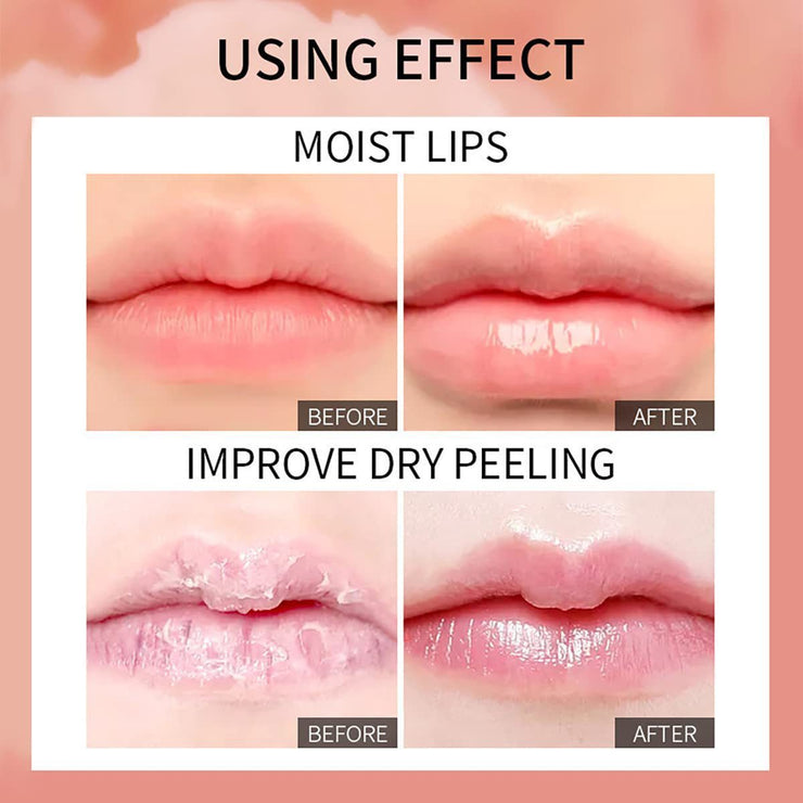 Lippenpflege-Ampulle, nährende, feuchtigkeitsspendende, Lipgloss-Make-up mit Fruchtgeschmack