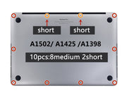 Anwendbar auf Macbook Retina A1502 Unterschalenschraube A1398 Hintere Abdeckungsschraube A1425 Schraube