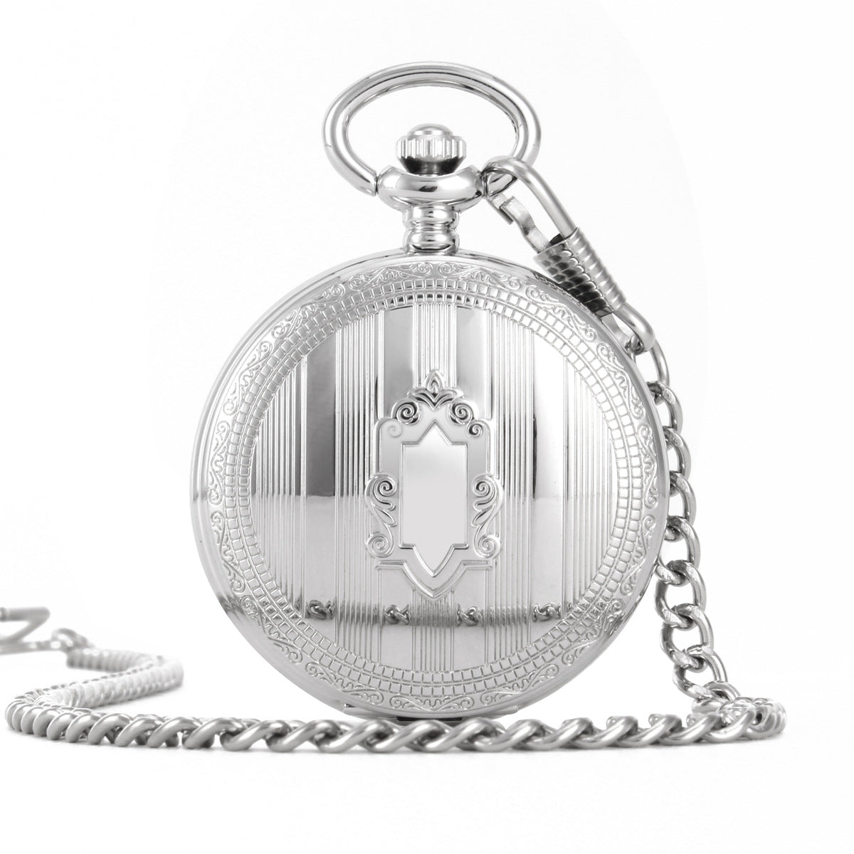 Shield Automatic Mechanical Pocket Watch Gifts For Men And Women