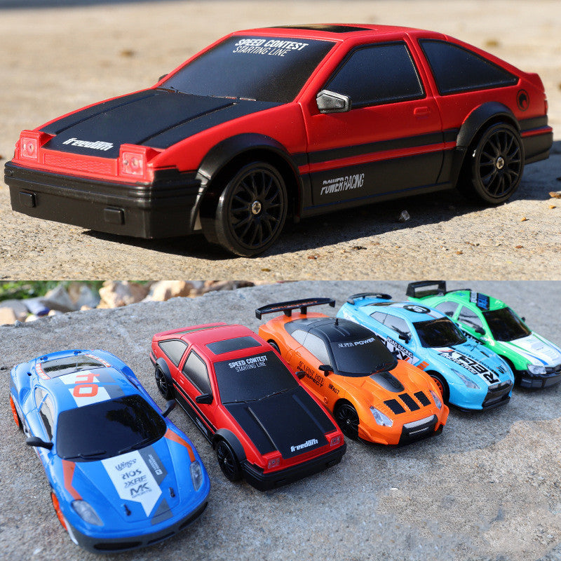 Drift Rc Car 4WD RC Drift Car Toy Remote Control GTR Model AE86 Vehicle Car RC Racing Car Toys For Children Christmas Gifts 2.4G